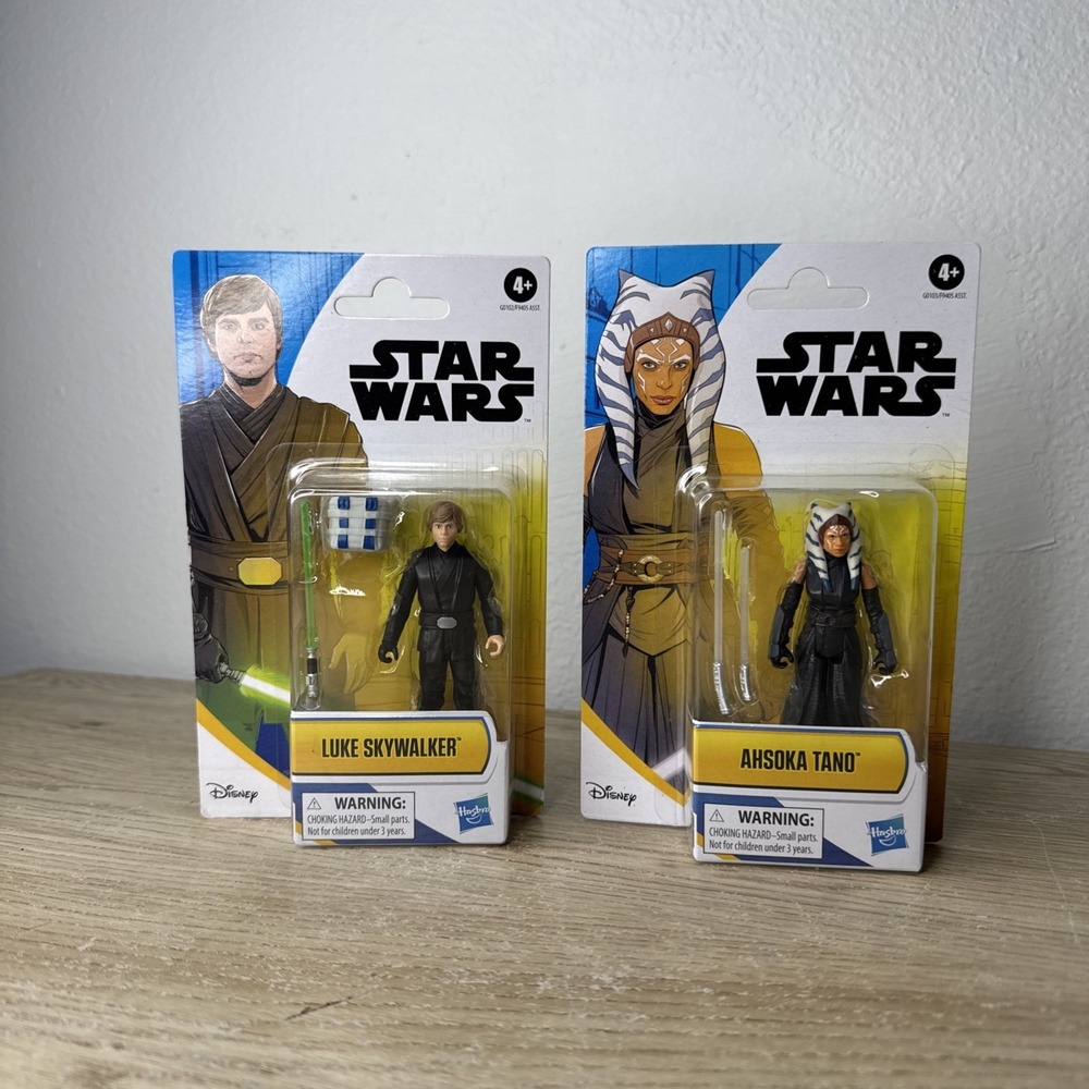STAR WARS Epic Hero Series Luke Skywalker & Ahsoka Tano 4-Inch Action Figure NEW